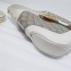 Jackie 1961 small hobo bag white ebony canvas high