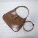 Jackie 1961 small hobo bag brown leather high