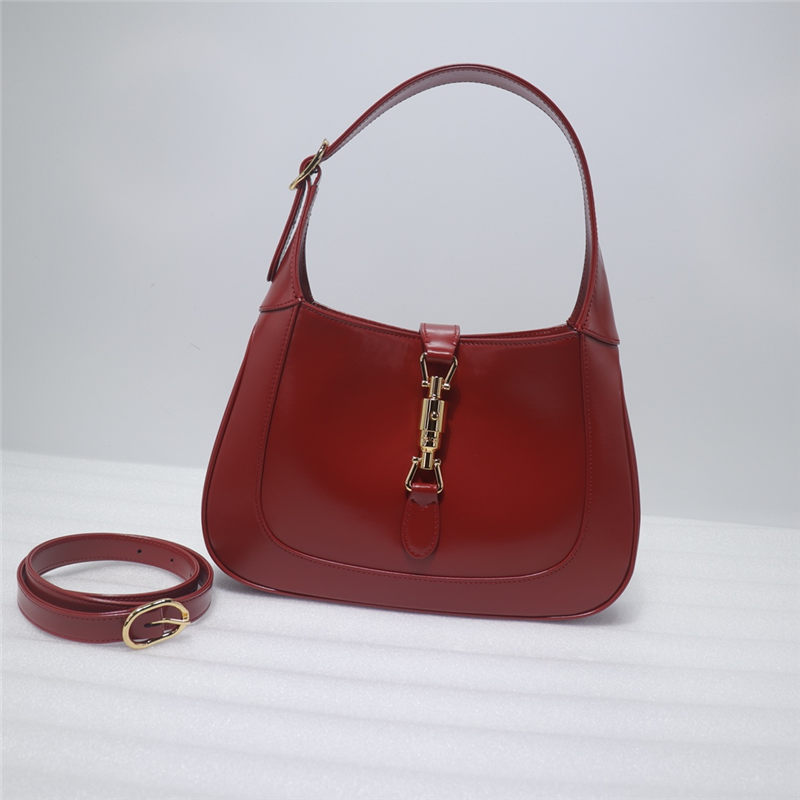 Jackie 1961 small hobo bag red leather high