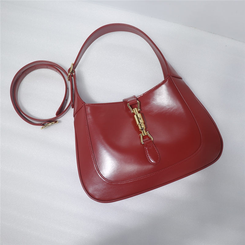 Jackie 1961 small hobo bag red leather high