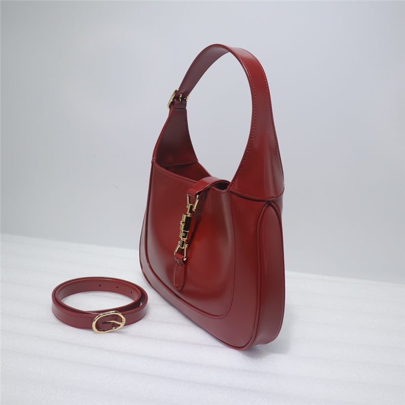 Jackie 1961 small hobo bag red leather high