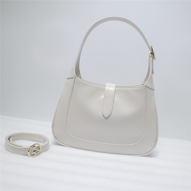 Jackie 1961 small hobo bag white leather high