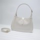 Jackie 1961 small hobo bag white leather high