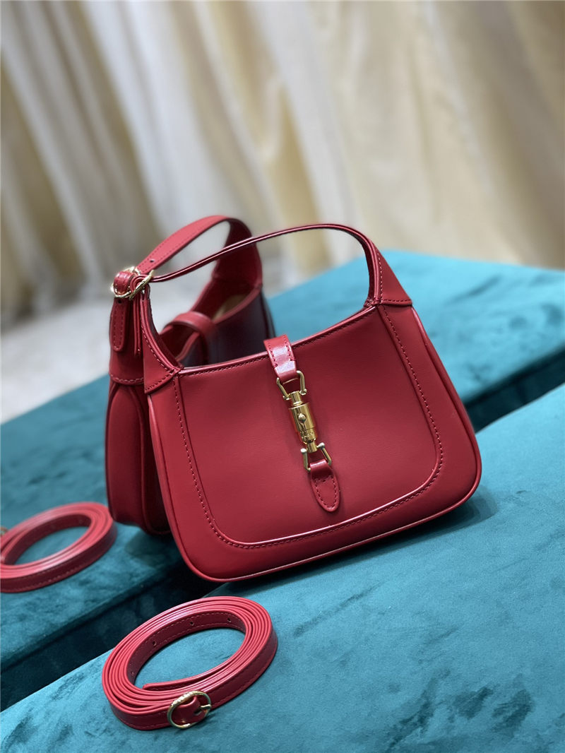 Jackie 1961 mini shoulder bag 637091 leather red High