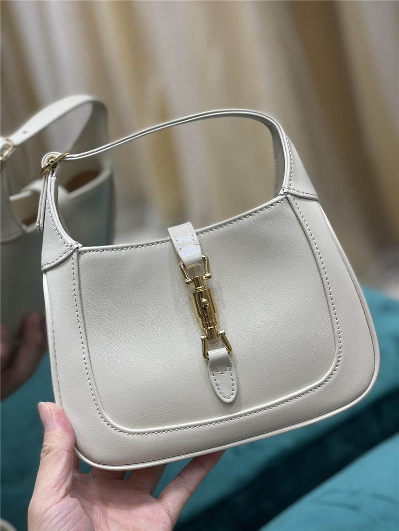 Jackie 1961 mini shoulder bag 637091 leather white High