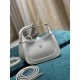 Jackie 1961 mini shoulder bag 637091 leather white High