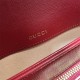 Gucci Horsebit 1955 shoulder bag 602204 GG Supreme canvas Red high