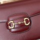 Gucci Horsebit 1955 shoulder bag 602204 Burgundy leather high