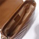 GG Marmont mini top handle bag brown leather high