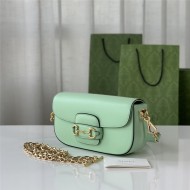 GUCCI HORSEBIT 1955 SMALL SHOULDER BAG 735178 Green High