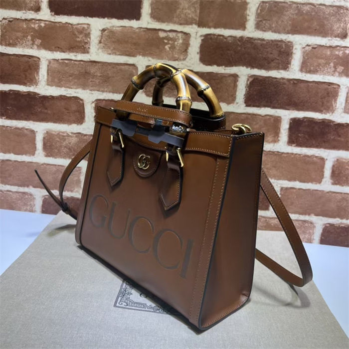 Gucci Diana small tote bag 660195 Brown High