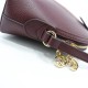 Ophidia small shoulder bag brown leather high