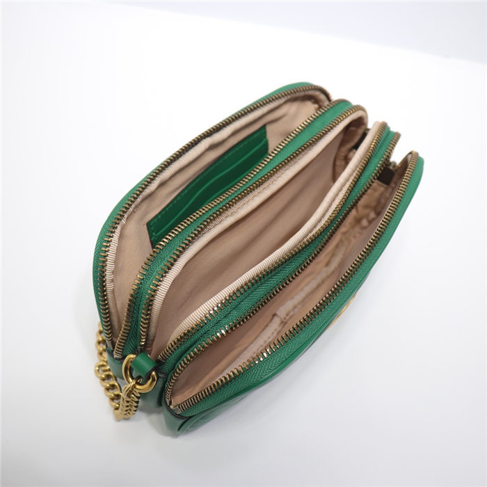 GG Marmont Mini Chain Bag 546581 Green High