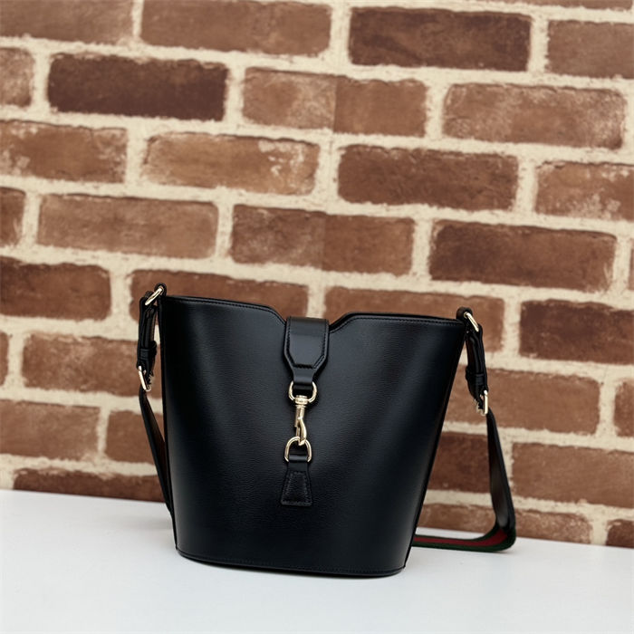 Gucci MINI BUCKET SHOULDER BAG Leather 782908 Black High