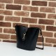 Gucci MINI BUCKET SHOULDER BAG Leather 782908 Black High