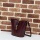 Gucci MINI BUCKET SHOULDER BAG Leather 782908 Burgundy High