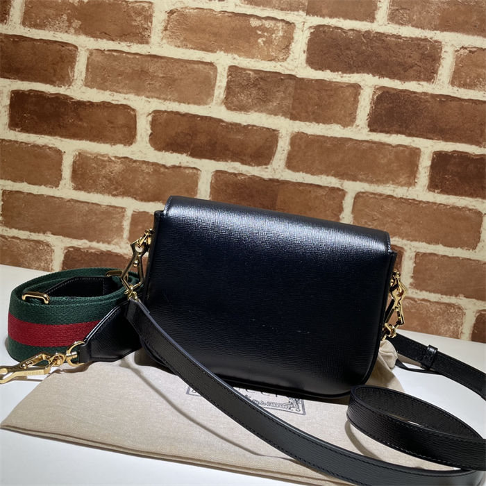 Gucci Horsebit 1955 mini bag 658574 Leather Black High