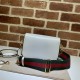 Gucci Horsebit 1955 mini bag 658574 Leather White High