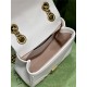 GG MARMONT MINI SHOULDER BAG 739682 Leather White high