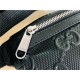 GG Embossed belt bag High