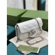 GG MARMONT NEW MATELASSÉ SUPER MINI BAG 476433 White High