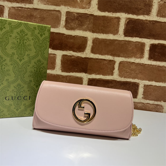 Gucci Blondie continental chain wallet Leather 725215 High