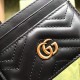 Gucci GG Marmont card case 443127 Black High