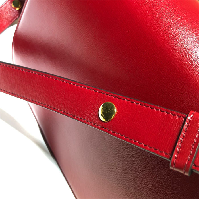 Gucci Horsebit 1955 shoulder bag 602204 Red leather high