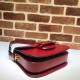 Gucci Horsebit 1955 shoulder bag 602204 Red leather high