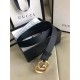 Gucci Leather belt with Double G buckle 30MM High