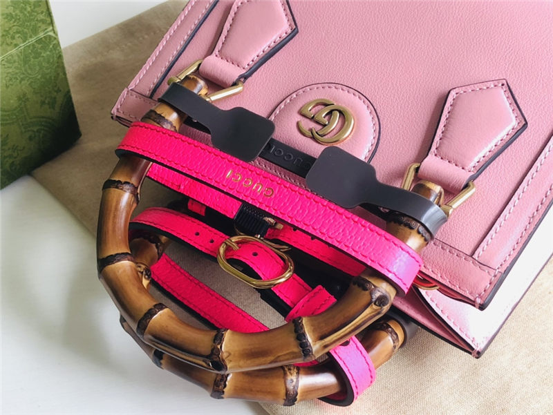 Gucci Diana mini tote bag 655661 Pink High