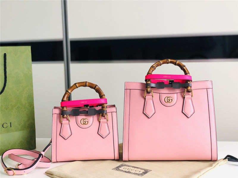 Gucci Diana mini tote bag 655661 Pink High