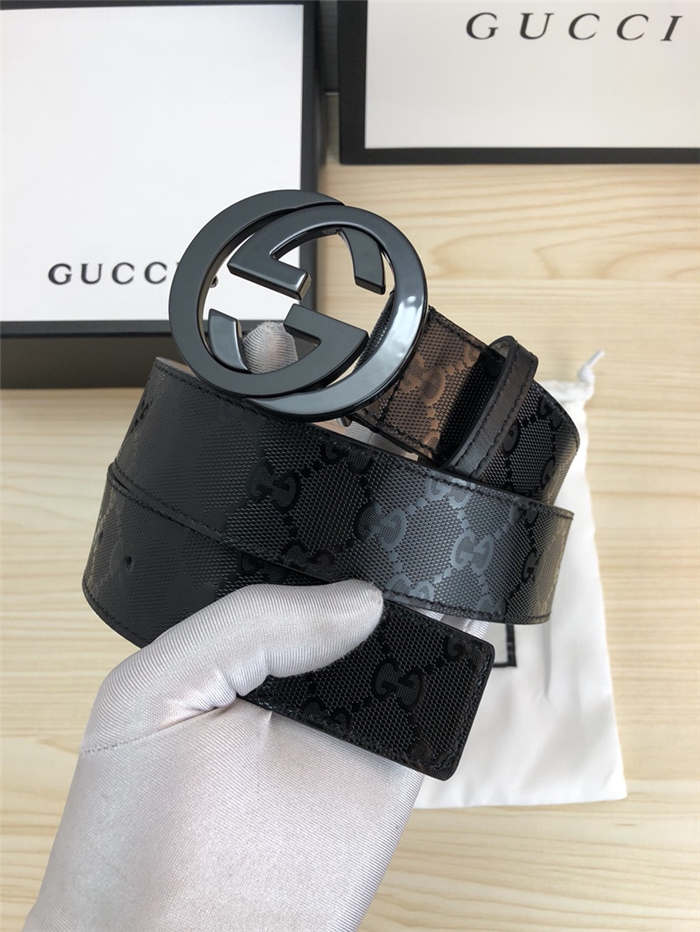 Gucci GG Supreme belt with G buckle 38mm High