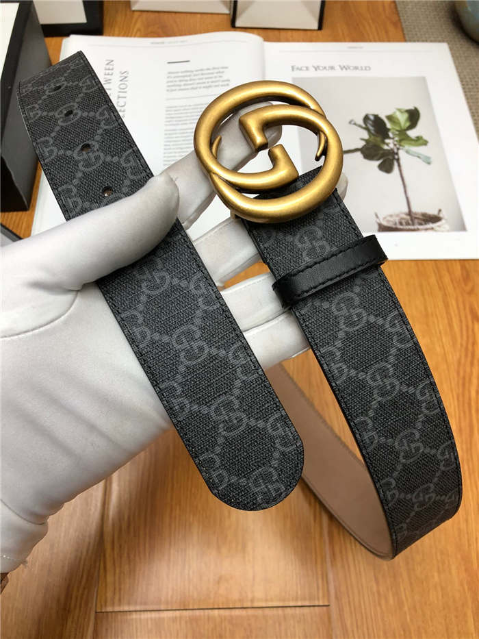 Gucci GG belt with interlocking G buckle 38mm High