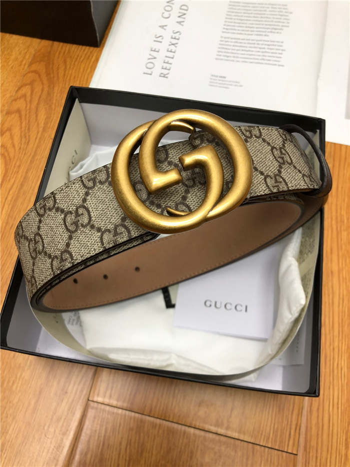 Gucci GG belt with interlocking G buckle 38mm High