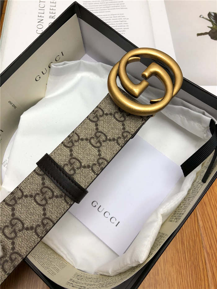 Gucci GG belt with interlocking G buckle 38mm High