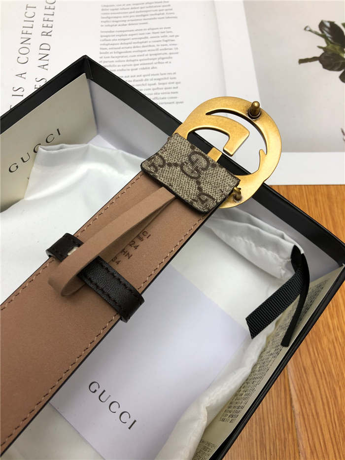 Gucci GG belt with interlocking G buckle 38mm High