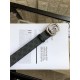 Gucci GG belt with interlocking G buckle Silver 38mm High