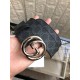 Gucci GG belt with interlocking G buckle Silver 38mm High