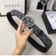 Gucci GG Supreme belt with G buckle 35/38mm High