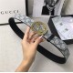 Gucci GG Supreme belt with G buckle 35/38mm High