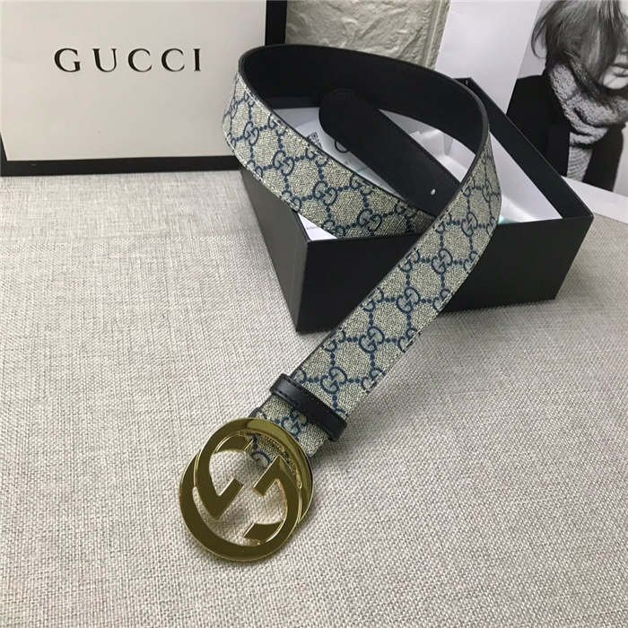 Gucci GG Supreme belt with G buckle 35/38mm High