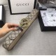 Gucci GG Supreme belt with G buckle 35/38mm High