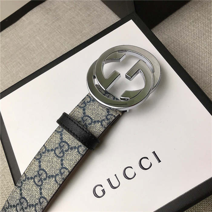 Gucci GG Supreme belt with G buckle 35/38mm High