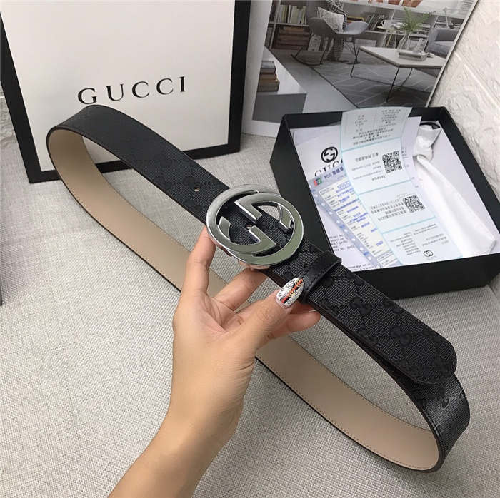 Gucci GG Supreme belt with G buckle 35/38mm High