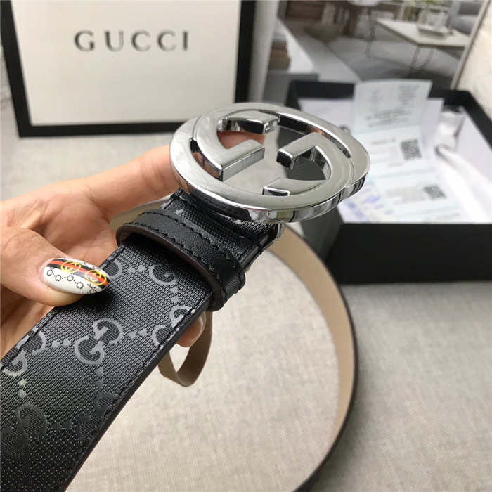 Gucci GG Supreme belt with G buckle 35/38mm High