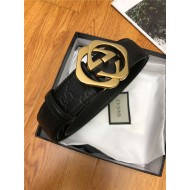 Gucci Signature belt with G buckle 38mm Gold High