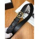 Gucci Signature belt with interlocking G buckle 38mm Gold High