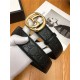 Gucci Signature belt with interlocking G buckle 38mm Gold High