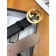 Gucci Leather belt with interlocking G buckle 40mm High